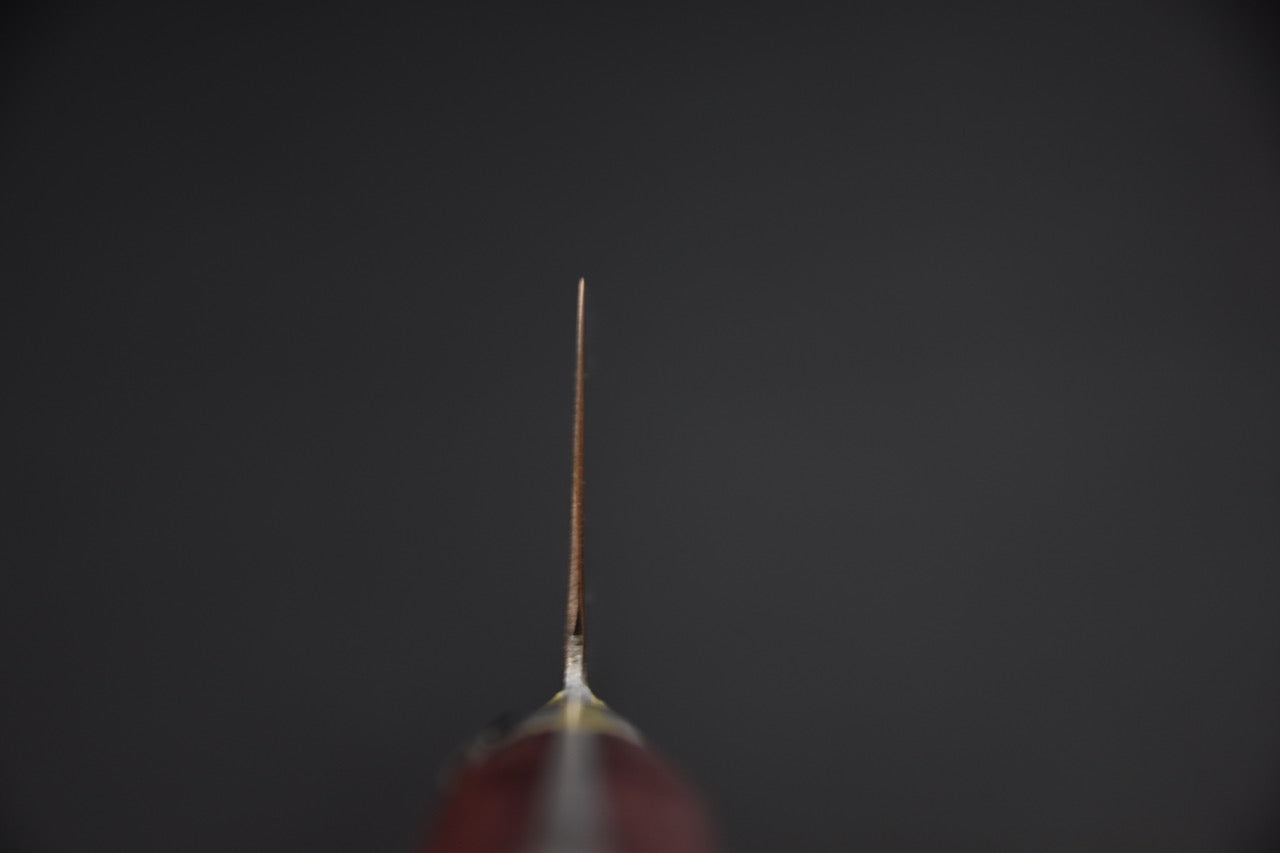 Kogetsu Shirogami #1 Gyuto 240mm Pakka rouge