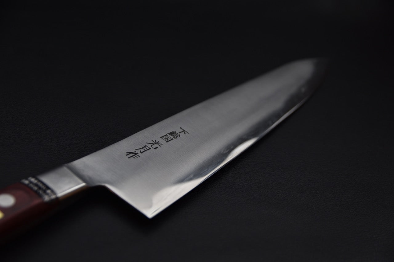 Kogetsu Shirogami #1 Gyuto 270mm Pakka rouge