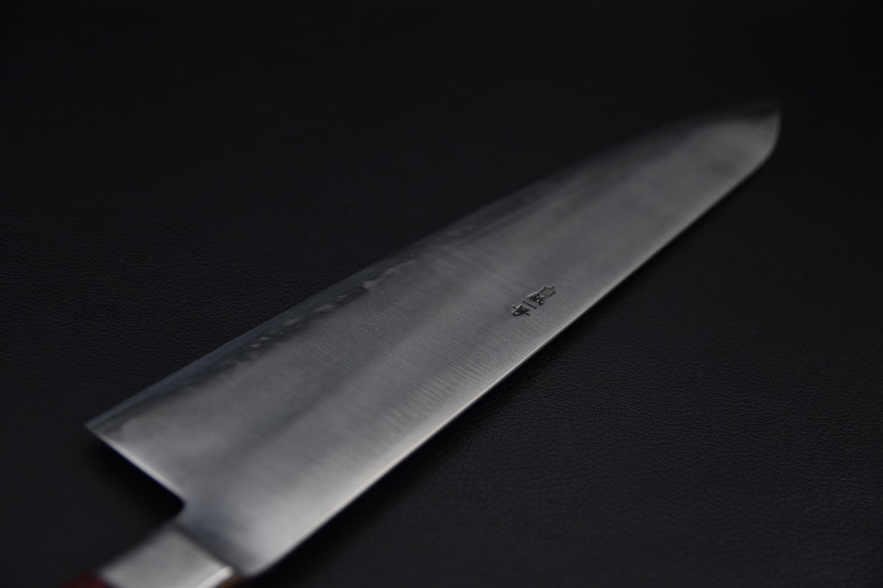 Kogetsu Shirogami #1 Gyuto 270mm Pakka rouge