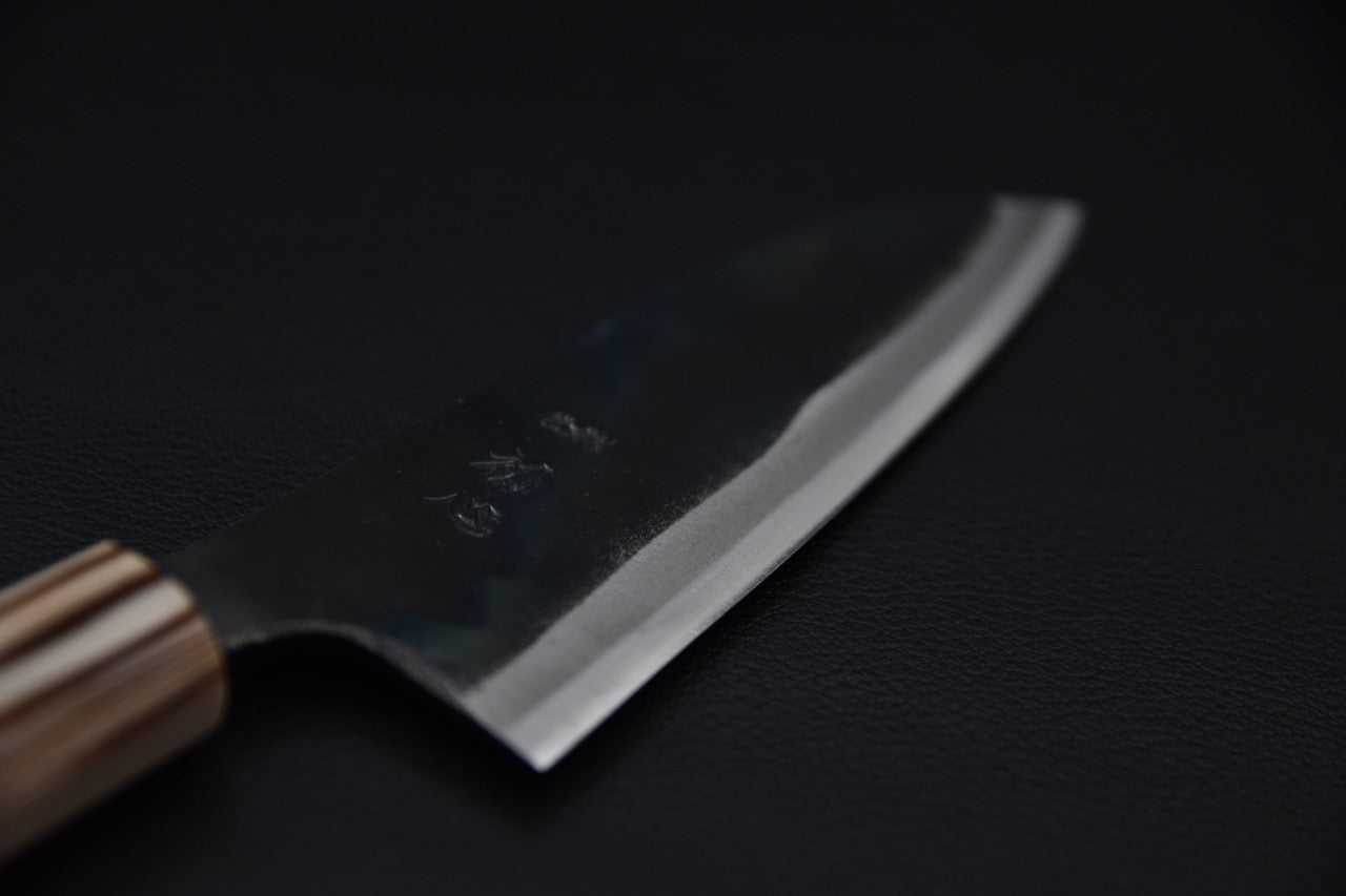 Kokugei Aogami #1 Kurouchi Petty 120mm Tagayasan