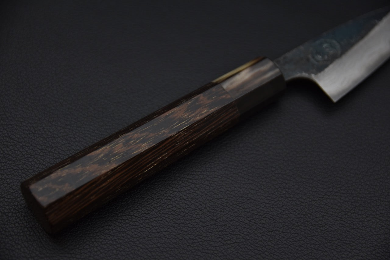 Kumokage Aogami #2 Kurouchi Damascus Office 80mm Tagayasan