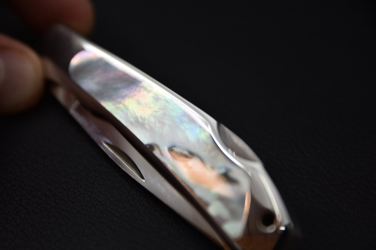 MOKI Thérapie Couteau Pliant Nacre