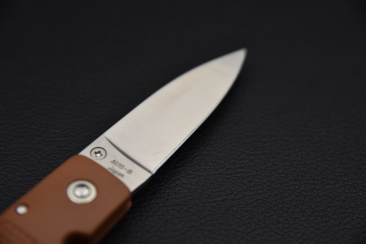 MOKI Coupe Couteau Pliant Grilon (Brun Cacao)