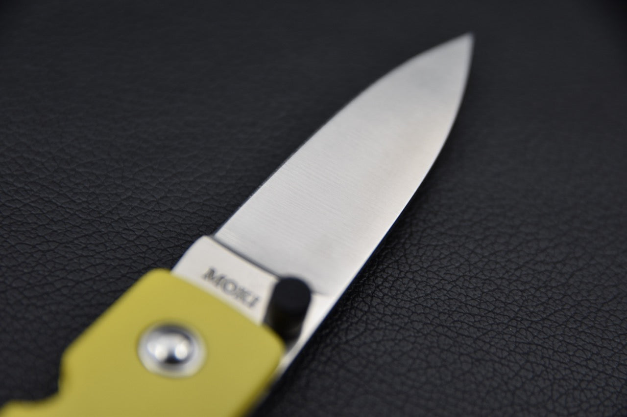 MOKI Coupe Couteau Pliant Grilon (Jaune Moutarde)