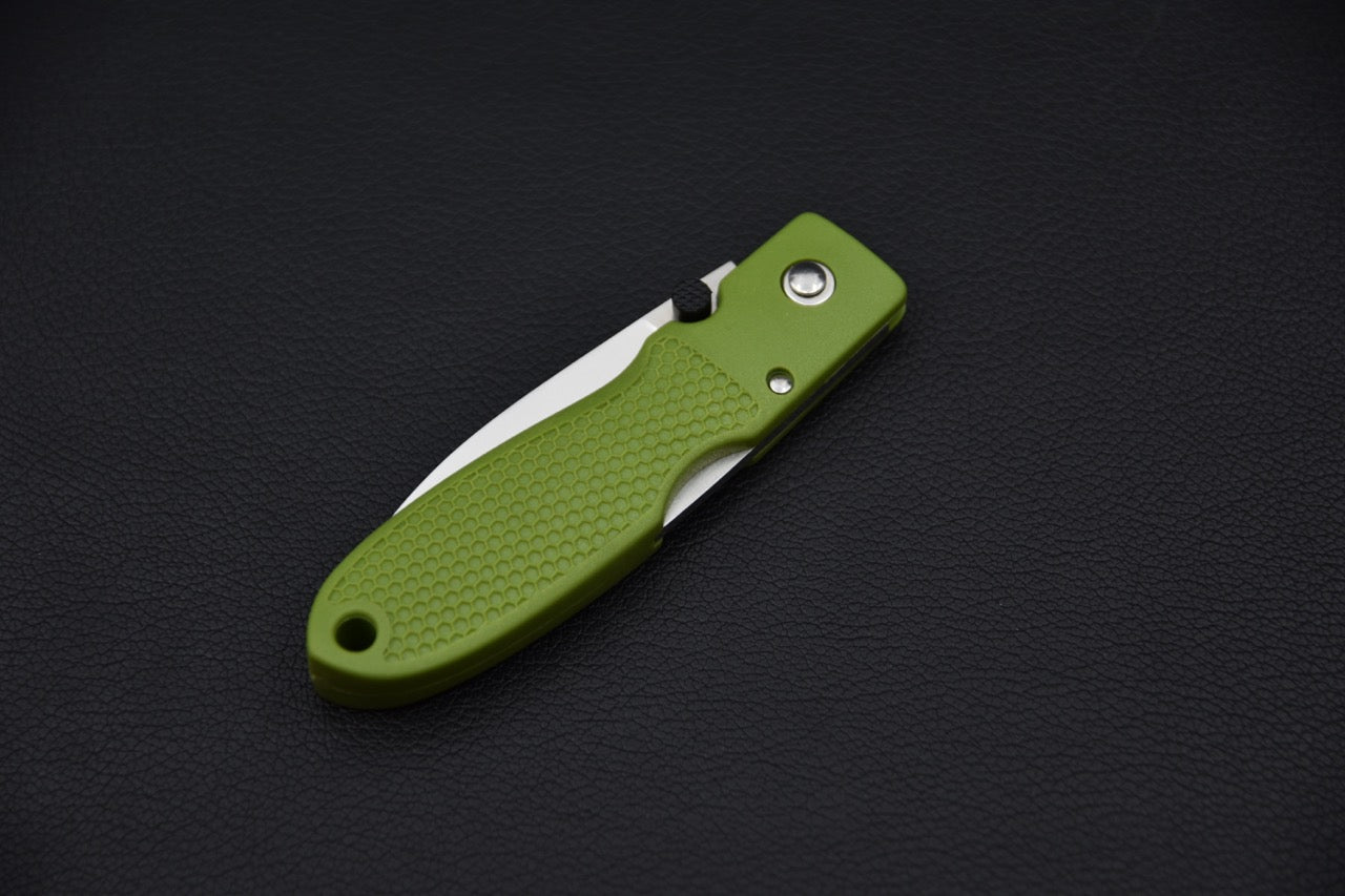 MOKI Coupe Couteau Pliant Grilon (Vert Olive)