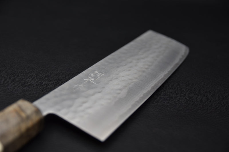 Couteau Fixe Karambit Masano Toyokuni TKA-011 - Lame Damas 4,52", Manche Corde, Fabrication Japon