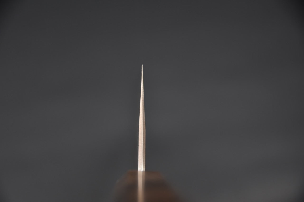 Miyazaki Kajiya ATS-34 Damascus Tsubaki 220mm Ebony