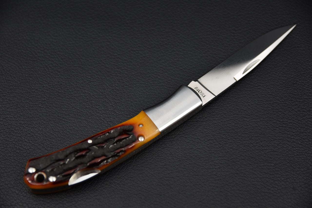 Moki Couteau Pliant Kronos Corne de Cerf