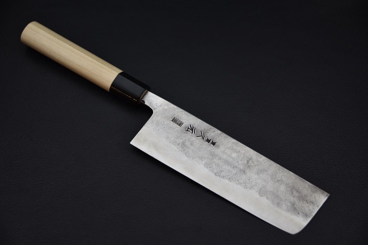 Morihei Hisamoto Aogami Super Tsuchime Nakiri 165mm Bois de Ho