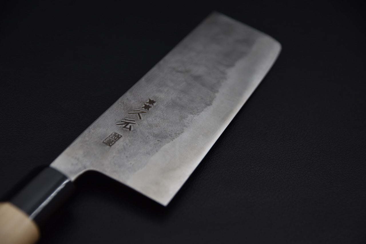 Morihei Hisamoto Aogami Super Tsuchime Nakiri 165mm Bois de Ho