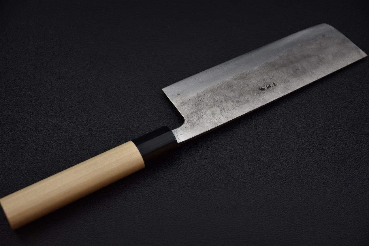 Morihei Hisamoto Aogami Super Tsuchime Nakiri 165mm Bois de Ho