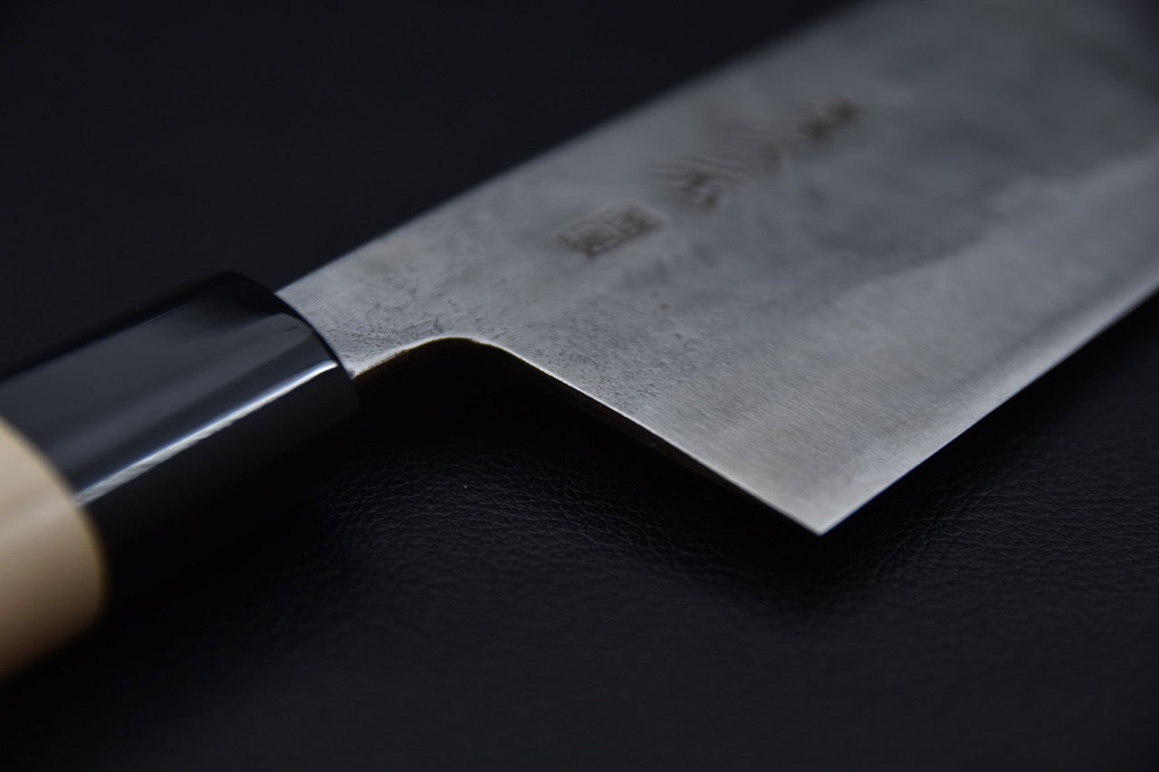 Morihei Hisamoto Aogami Super Tsuchime Nakiri 165mm Bois de Ho