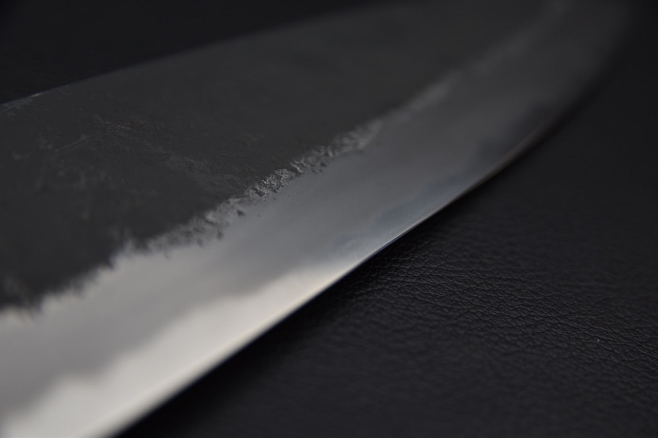 Morihei Hisamoto Kurouchi Shirogami #1 Gyuto 240mm Pakka (Finition soignée)