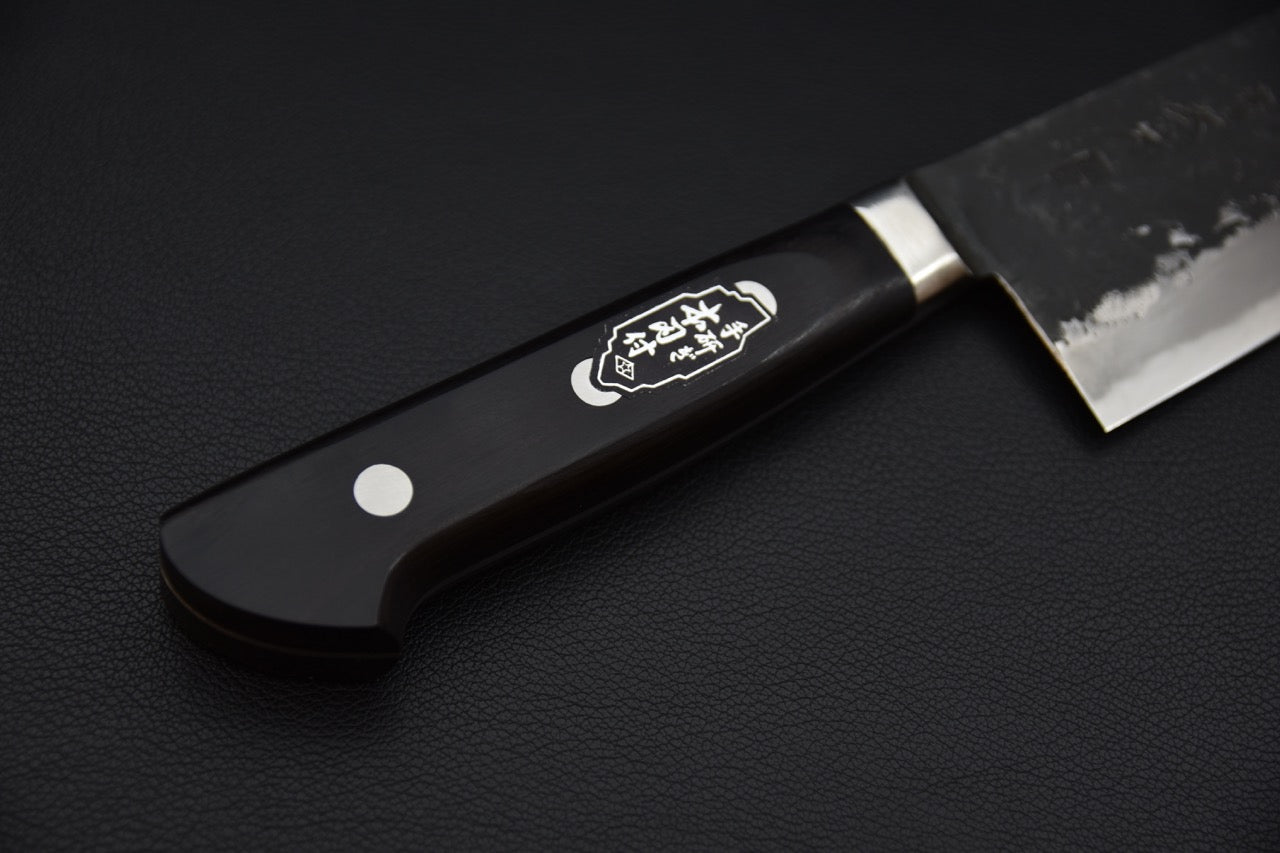 Morihei Hisamoto Kurouchi Shirogami #1 Gyuto 240mm Pakka (Finition soignée)