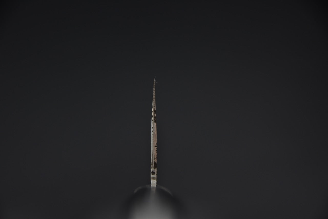 Morihei Hisamoto Kurouchi Shirogami #1 Gyuto 240mm Pakka (Finition soignée)