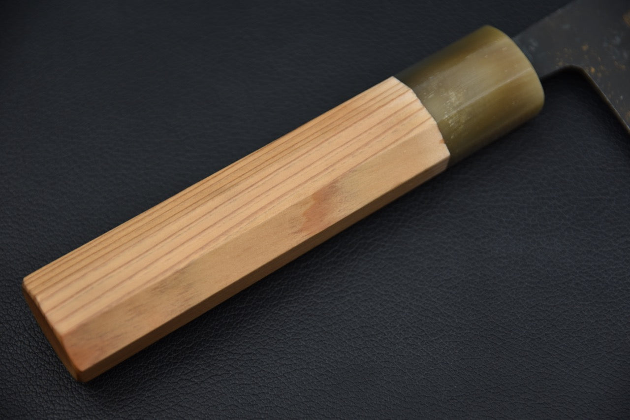 Morihei Hisamoto Kurouchi Shirogami #1 Nakiri 165mm Yakusugi