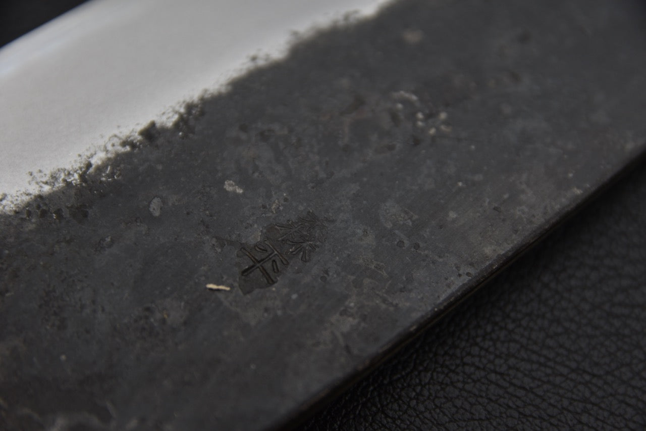 Morihei Hisamoto Kurouchi Shirogami #2 Extra Height Gyuto 210mm Keyaki Zelkova