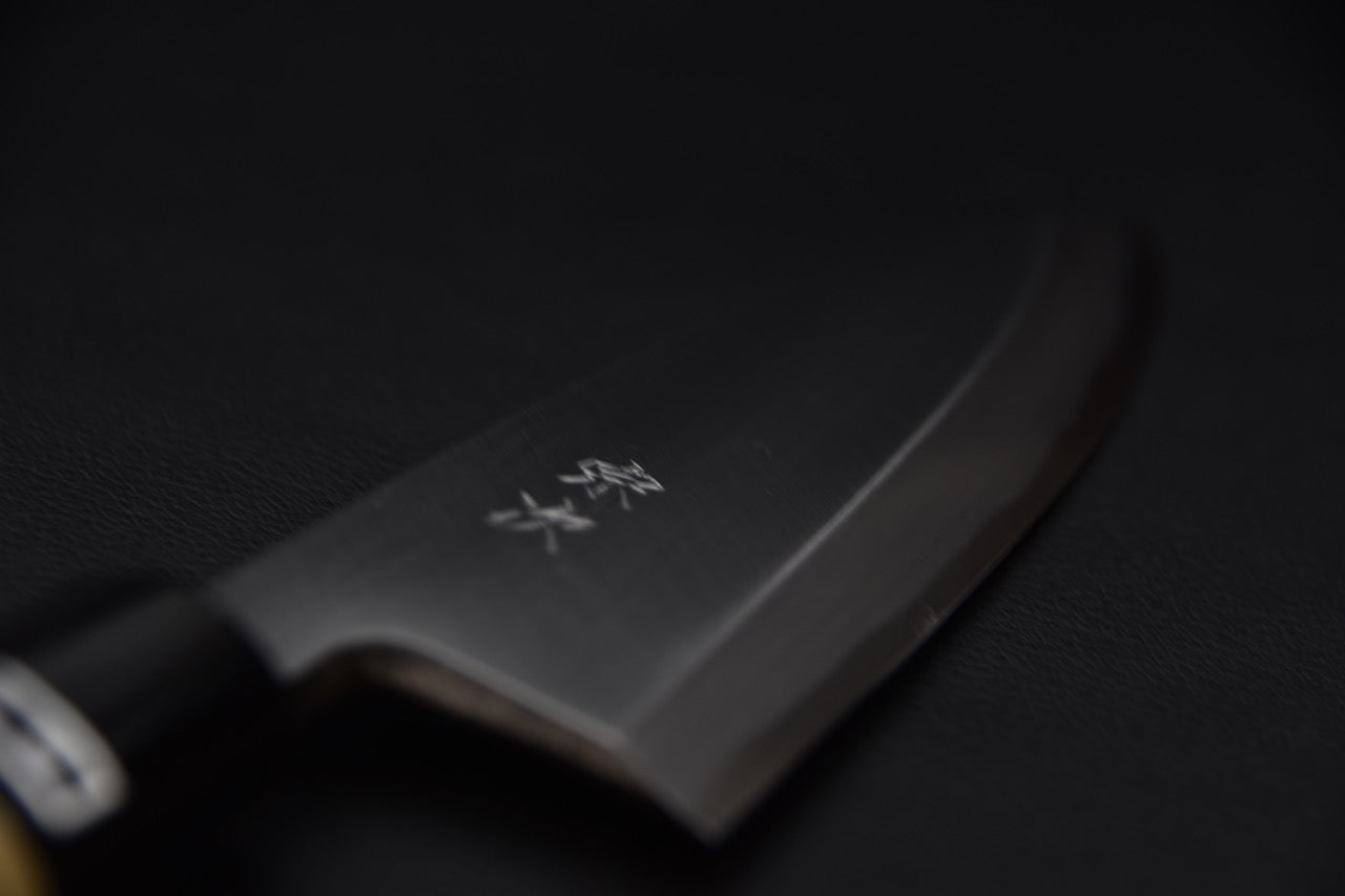 Couteau japonais Ai deba avec lame en acier Shirogasmi #2