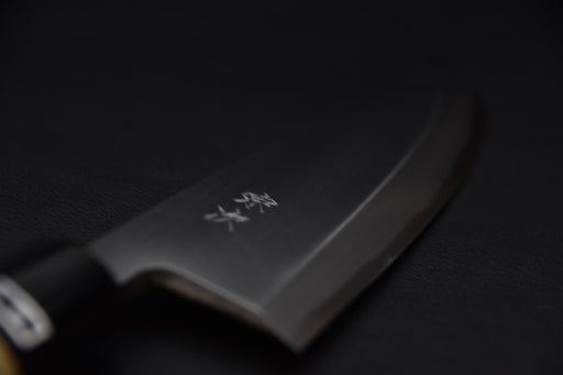 Couteau japonais Ai deba avec lame en acier Shirogasmi #2