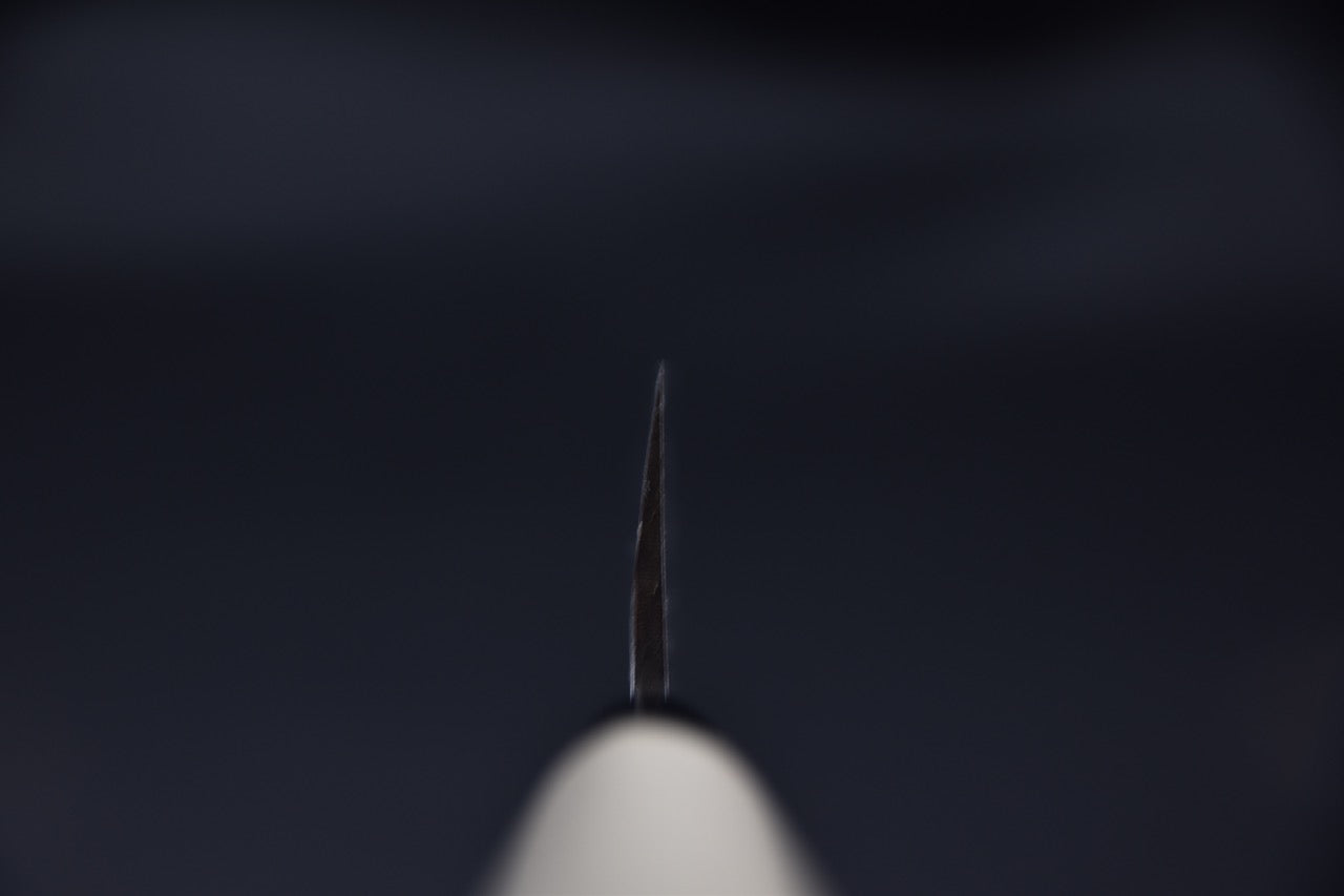 Couteau japonais Usuba Kamagata Yoshitomo avec lame en acier traditionnel vu de face