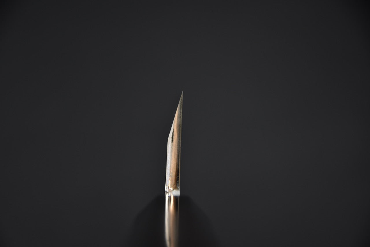 Nakagawa Ginsan Poli Miroir Deba Kiritsuke 180mm Ébène