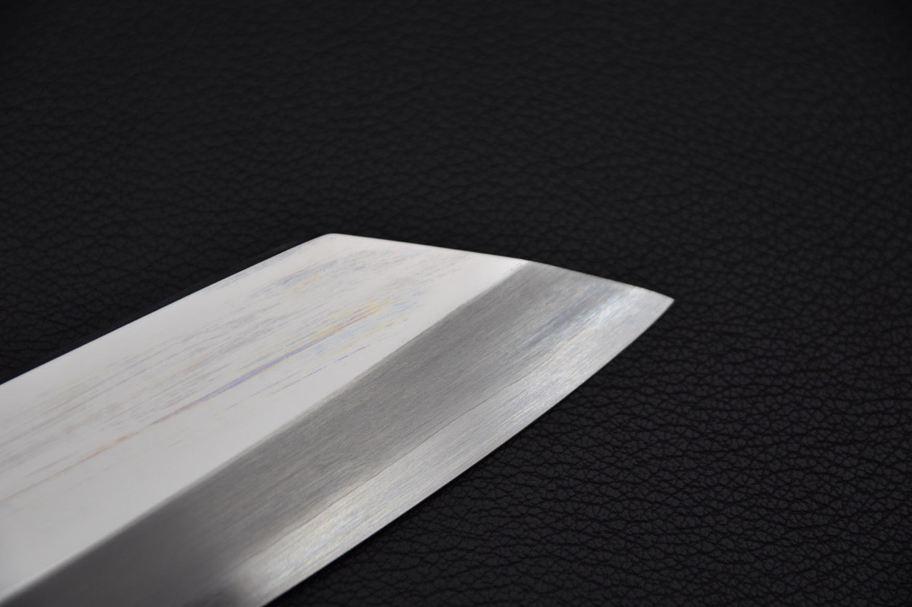 Nakagawa Ginsan Poli Miroir Deba Kiritsuke 180mm Ébène