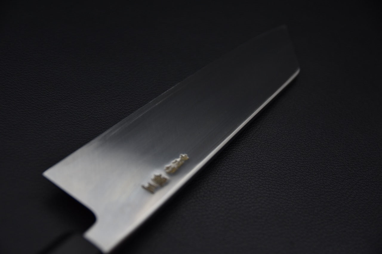 Nakagawa Ginsan Poli Miroir Deba Kiritsuke 180mm Ébène