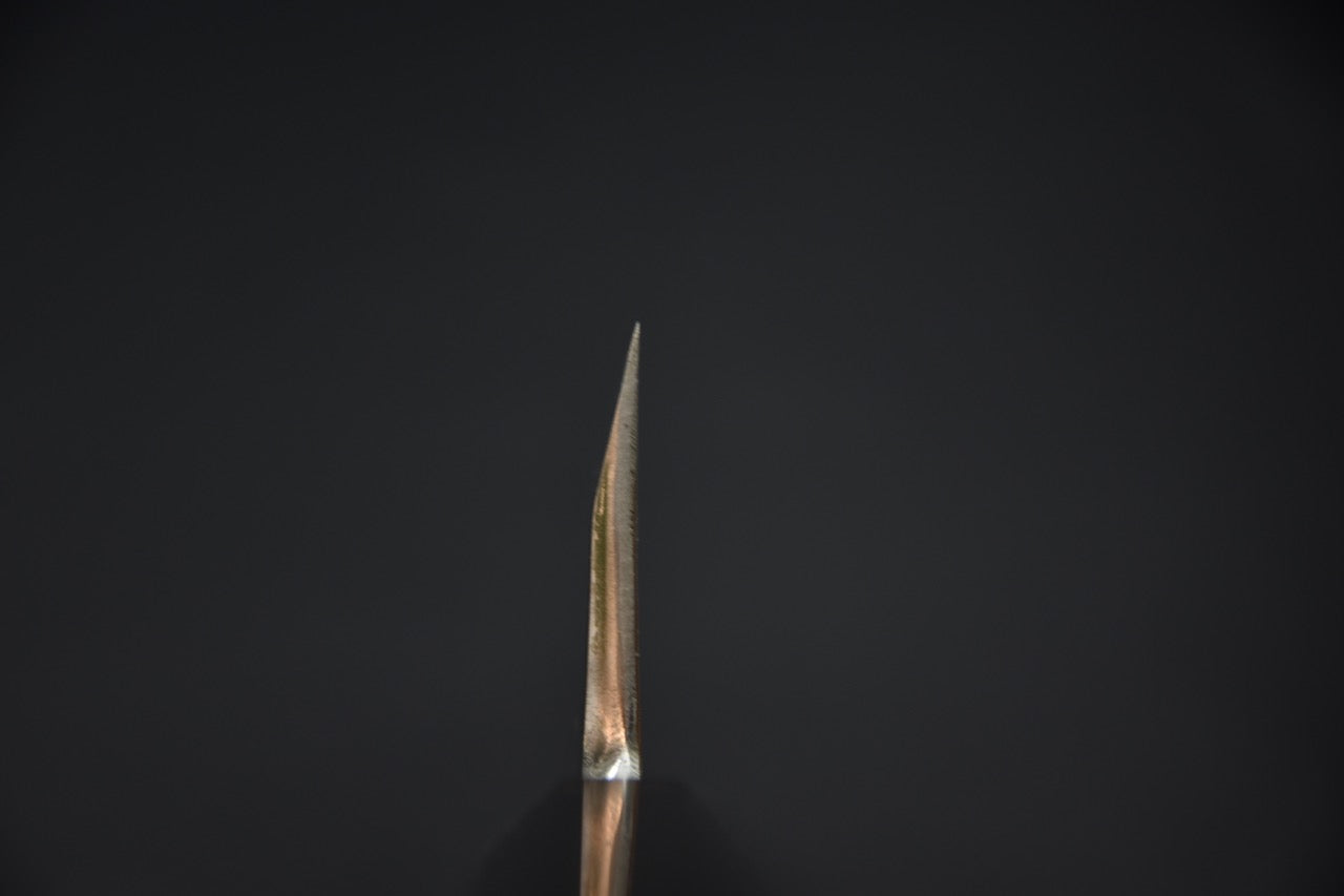 Nakagawa Uchi Hamono Ginsan Deba 165mm Poli Miroir Ébène