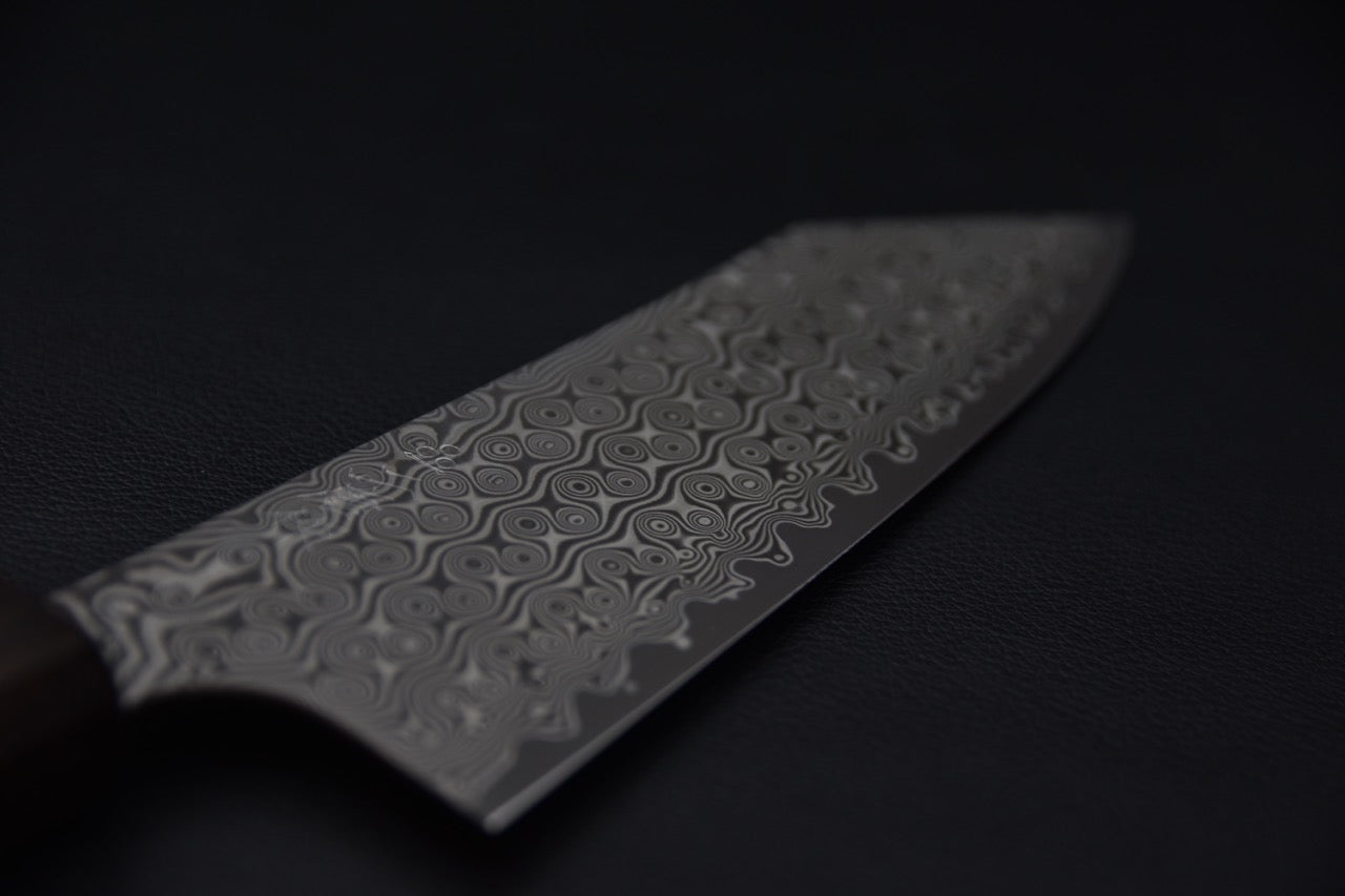 Nigara Hamono Anmon Damascus Bunka Ébène
