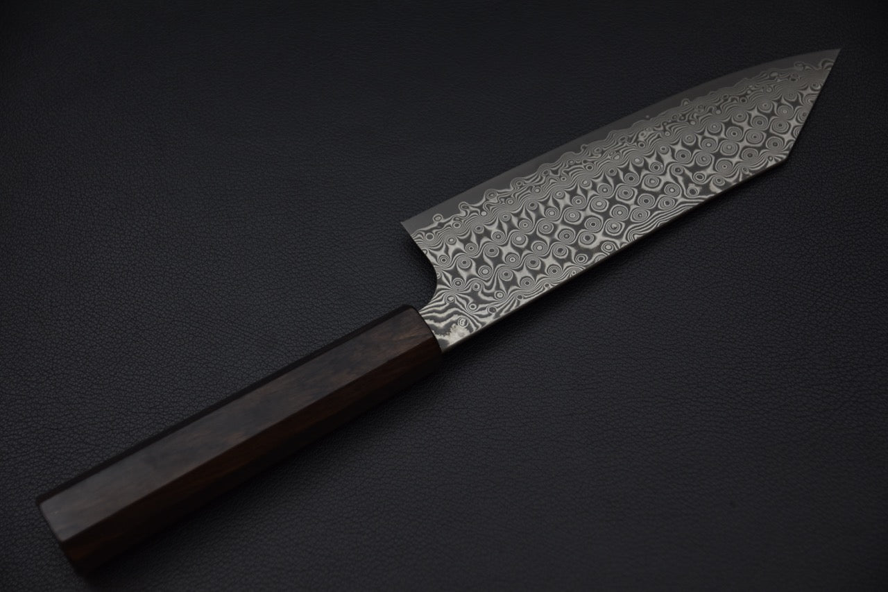 Nigara Hamono Anmon Damascus Bunka Ébène