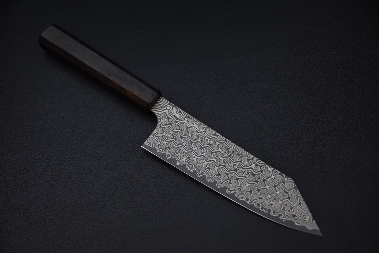 Nigara Hamono Anmon Damascus Bunka Ébène