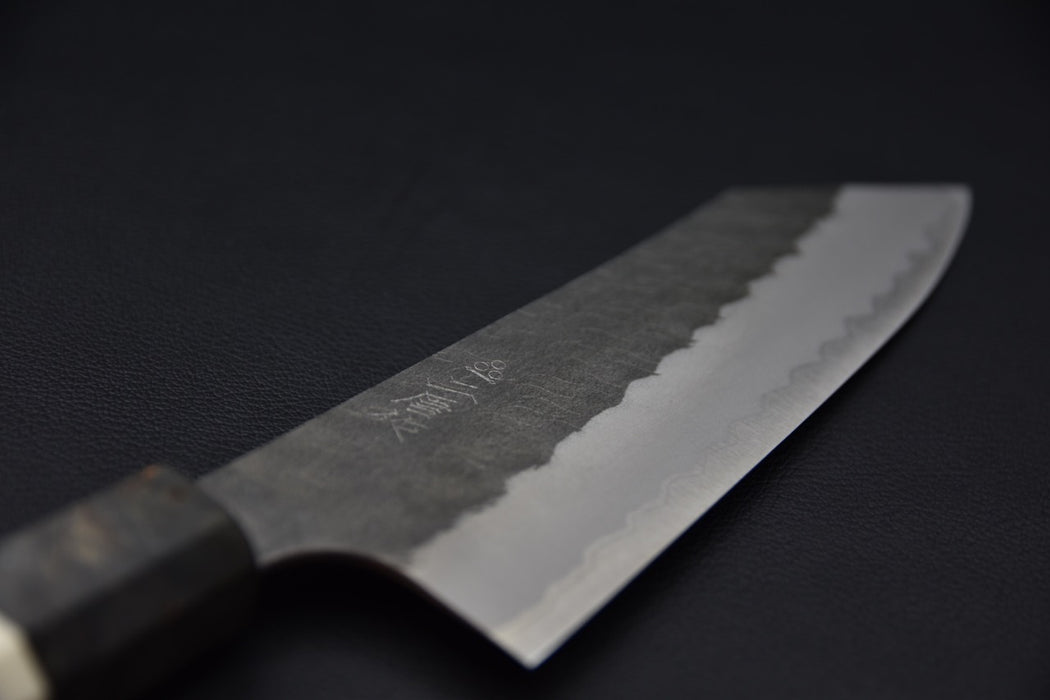 Nigara Hamono Aogami Super Migaki Tsuchime Bunka Birch Wood