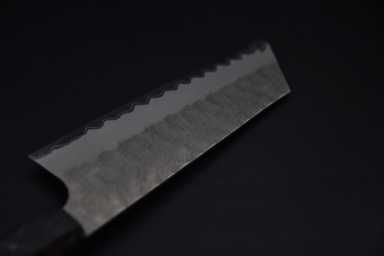Nigara Hamono Aogami Super Migaki Tsuchime Nakiri Kiritsuke Bouleau