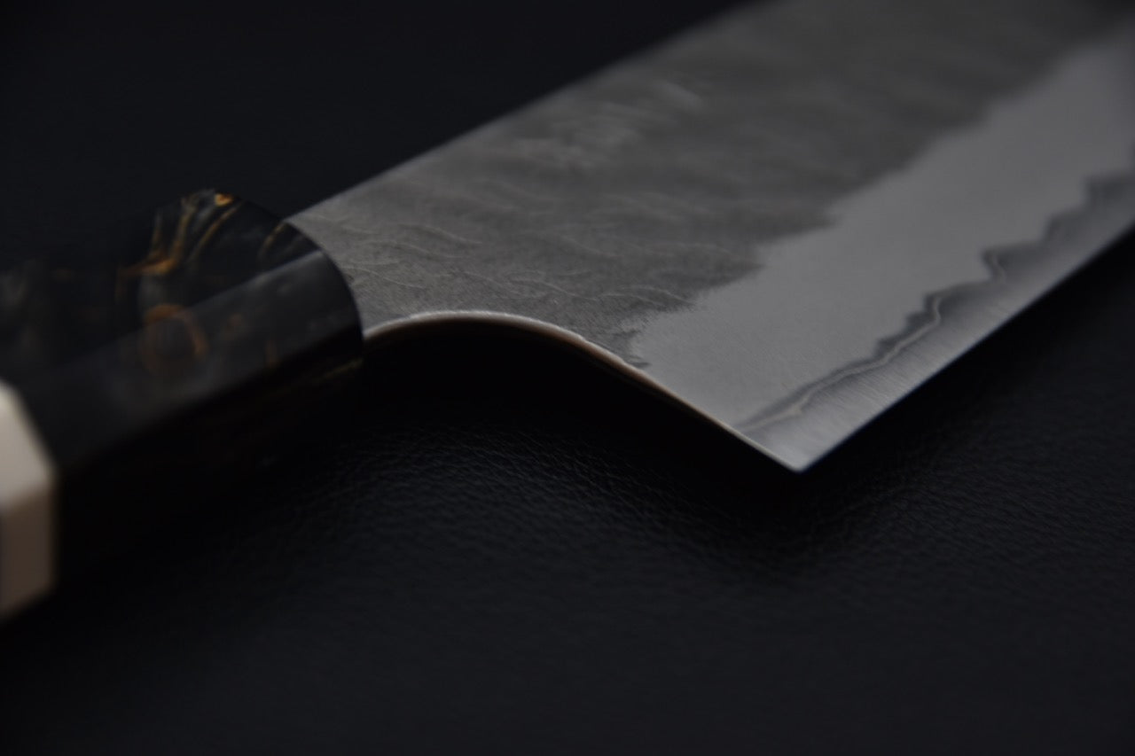 Nigara Hamono Aogami Super Migaki Tsuchime Nakiri Kiritsuke Bouleau