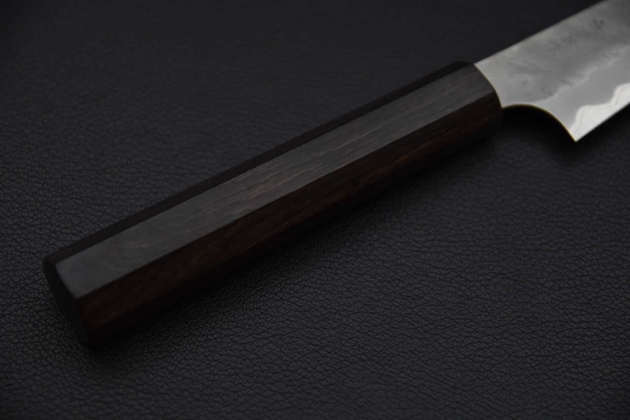 Nigara Hamono Aogami Super Migaki Tsuchime Petty 120mm Ébène