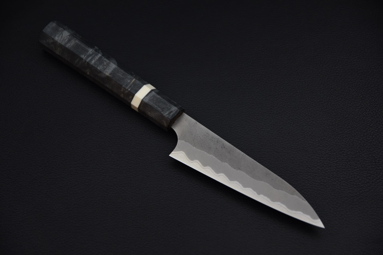 Nigara Hamono Aogami Super Migaki Tsuchime Petty 120mm Bouleau