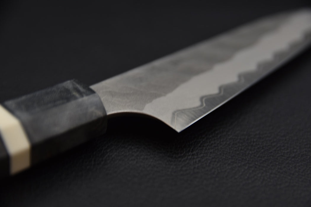 Nigara Hamono Aogami Super Migaki Tsuchime Petty 120mm Birch Wood 