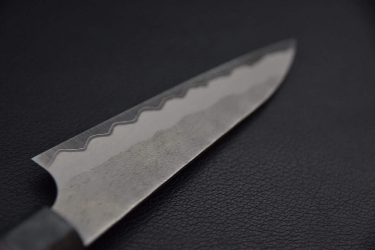Nigara Hamono Aogami Super Migaki Tsuchime Petty 120mm Bouleau
