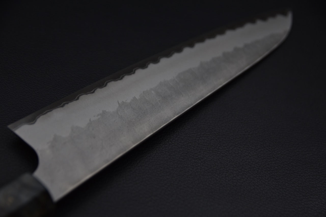 Nigara Hamono Aogami Super Tsuchime Migaki Gyuto 240mm Bouleau