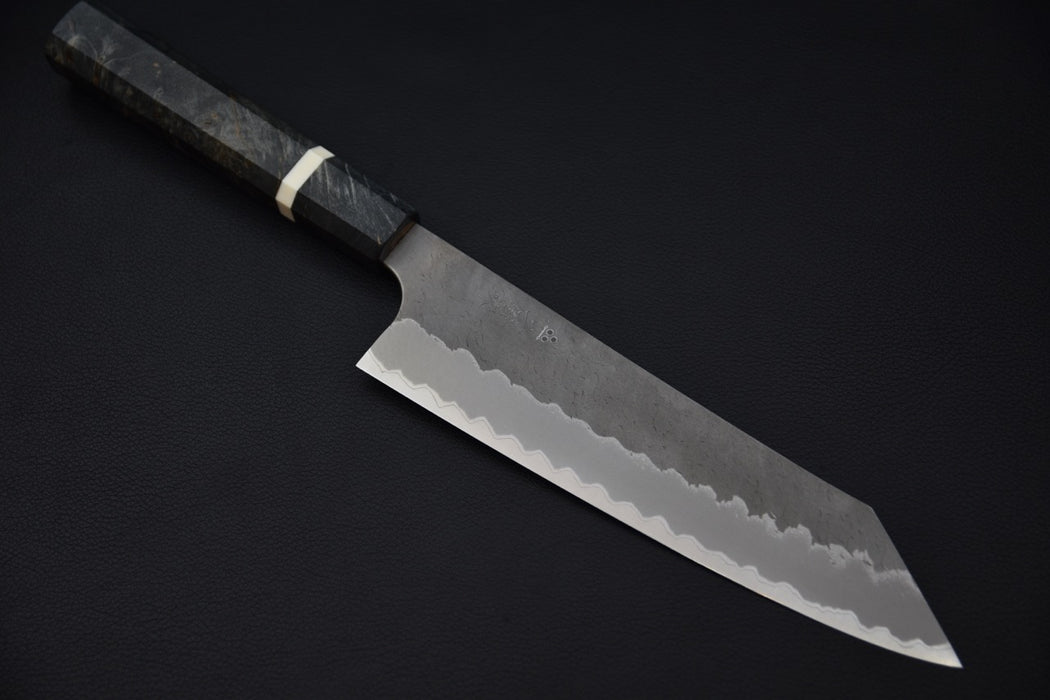 Nigara Hamono Aogami Super Tsuchime Migaki Gyuto Kiritsuke 210mm Bouleau