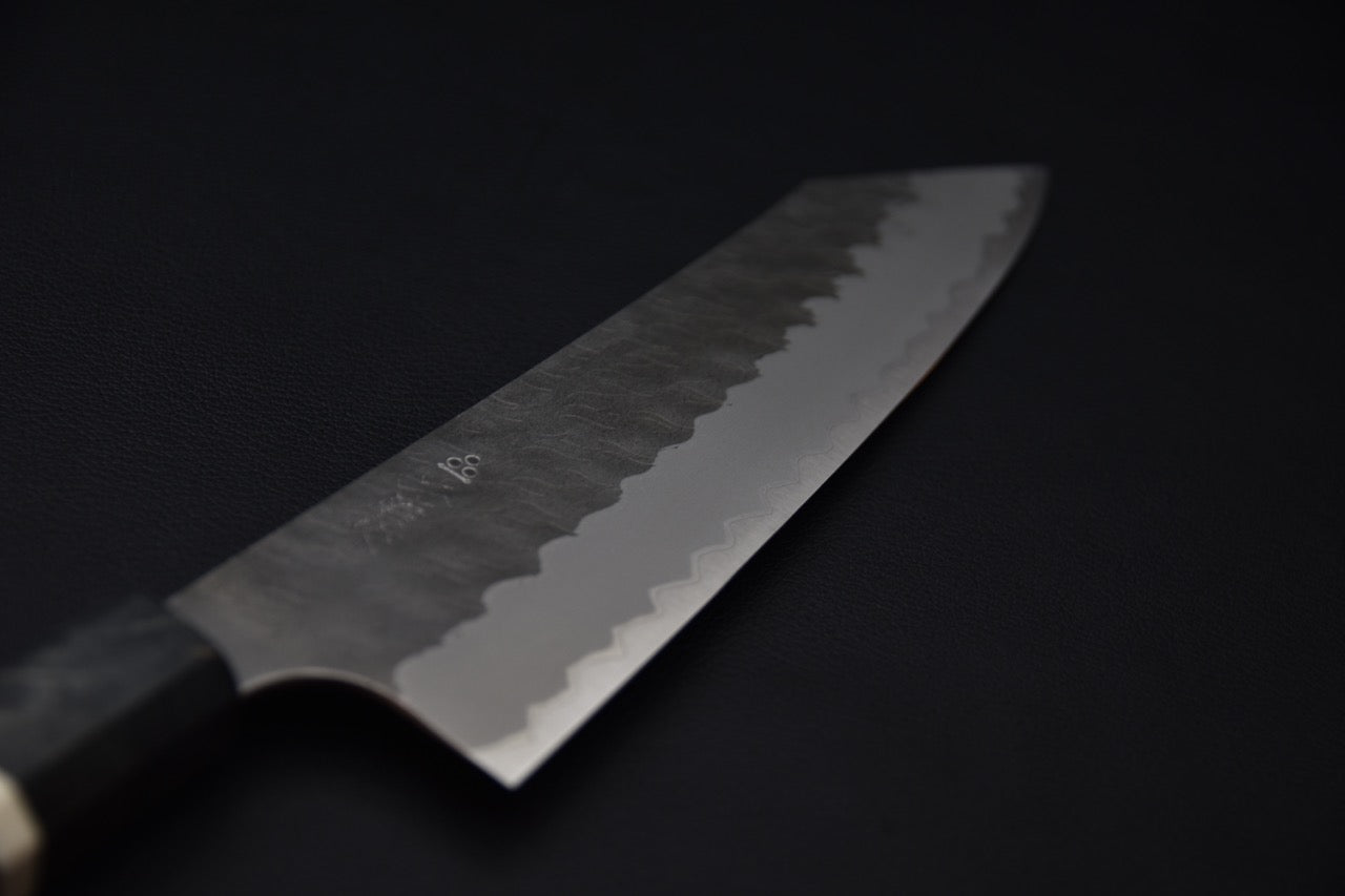Nigara Hamono Aogami Super Tsuchime Migaki Gyuto Kiritsuke 210mm Bouleau
