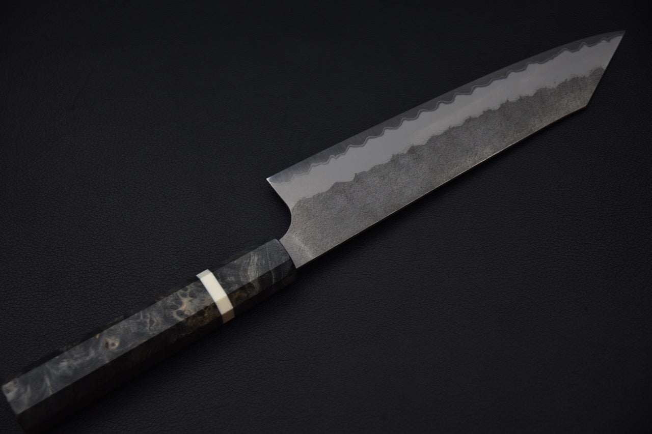 Nigara Hamono Aogami Super Tsuchime Migaki Gyuto Kiritsuke 210mm Birch Wood