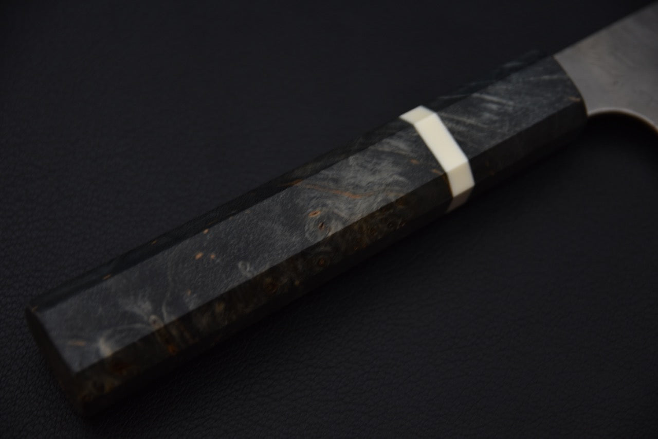 Nigara Hamono Aogami Super Tsuchime Migaki Gyuto Kiritsuke 210mm Birch Wood