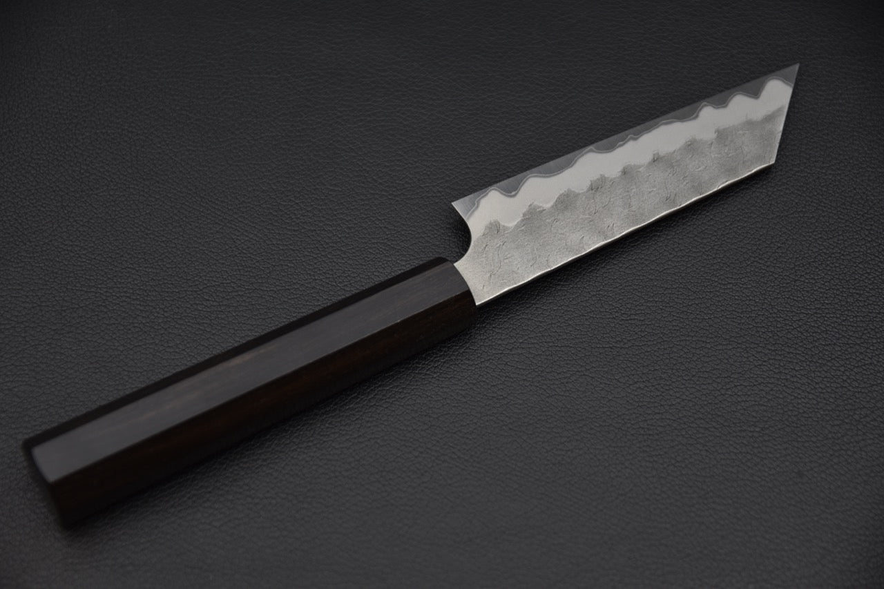 Nigara Hamono Aogami Super Tsuchime Migaki Ko-Bunka 120mm Ebony