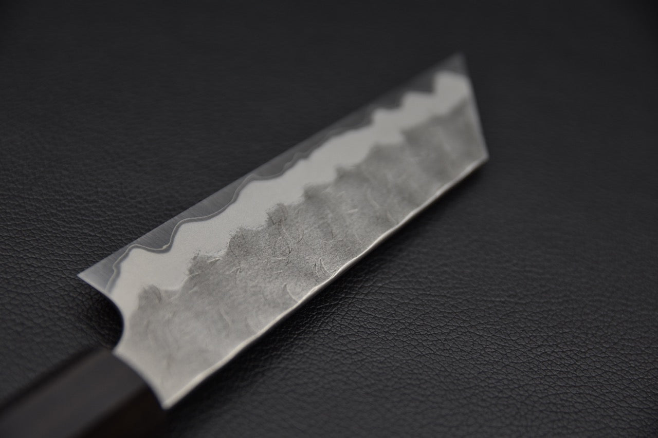 Nigara Hamono Aogami Super Tsuchime Migaki Ko-Bunka 120mm Ebony