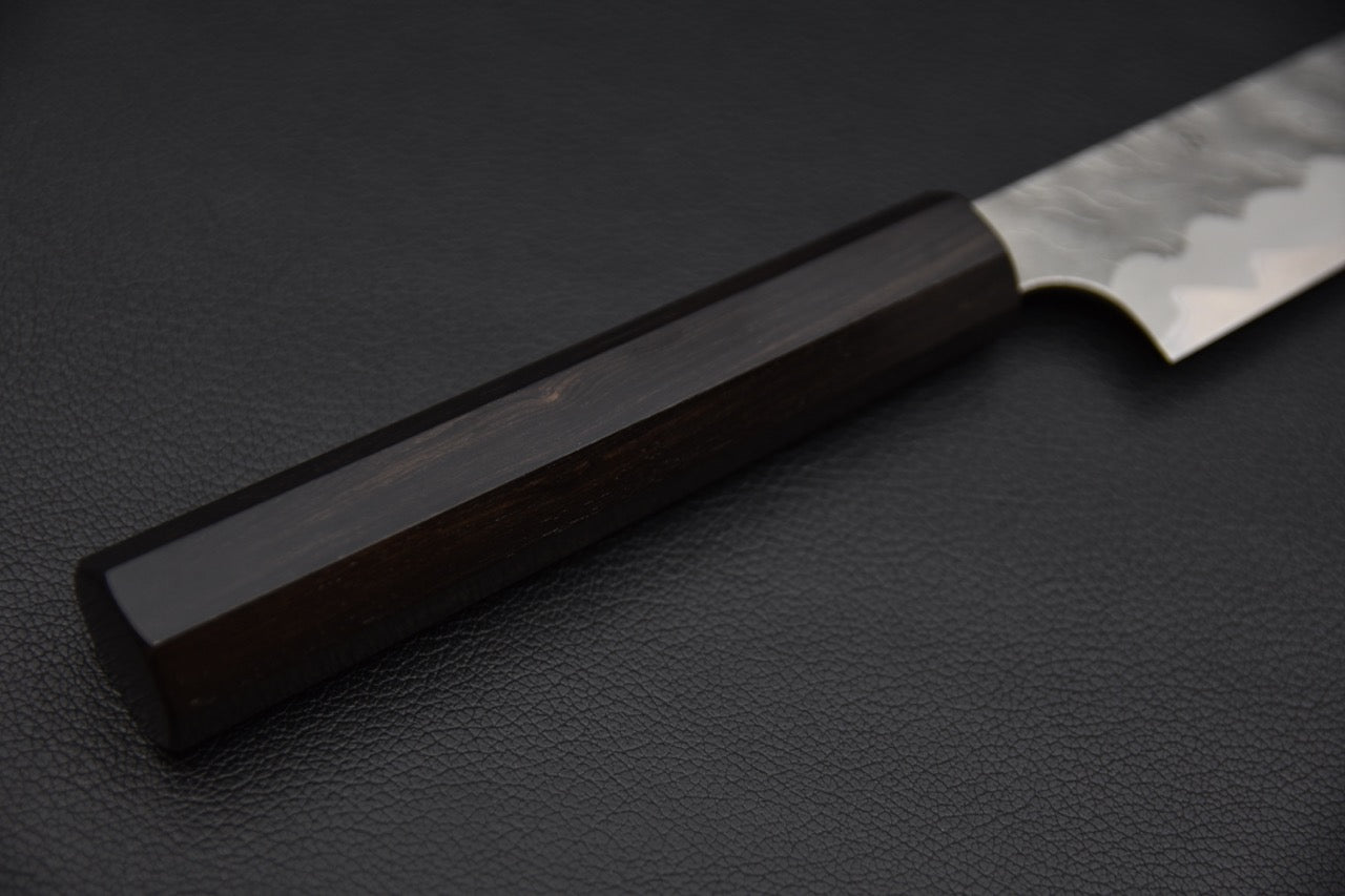 Nigara Hamono Aogami Super Tsuchime Migaki Ko-Bunka 120mm Ebony