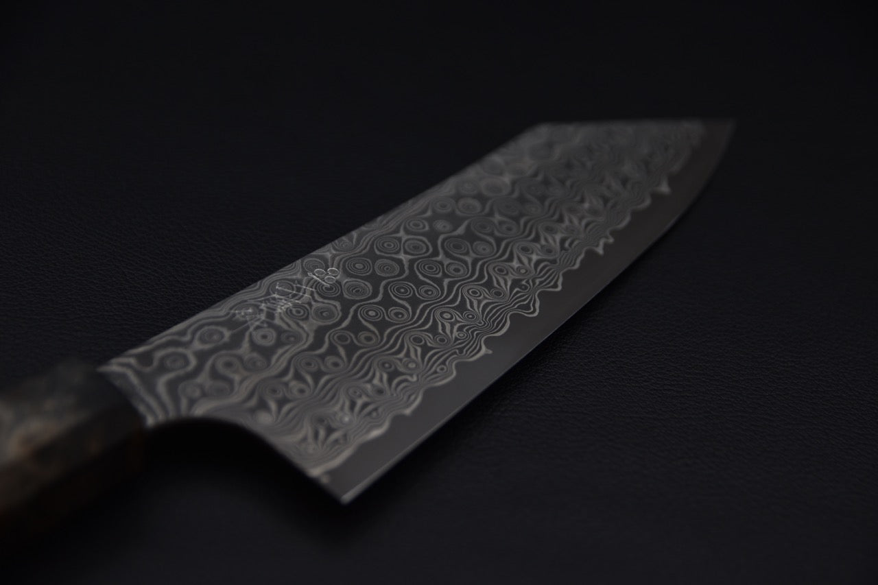 Nigara Hamono SG2 Anmon Damascus Bunka Bouleau
