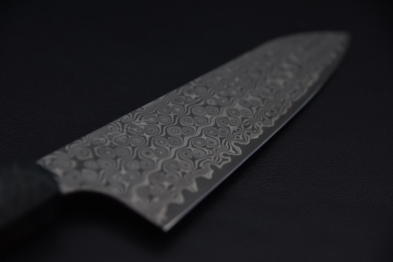 Nigara Hamono SG2 Anmon Damascus Gyuto 210mm Bouleau
