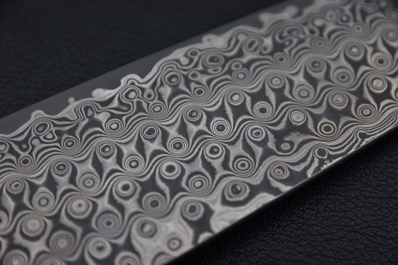 Nigara Hamono SG2 Anmon Damascus Gyuto 210mm Bouleau
