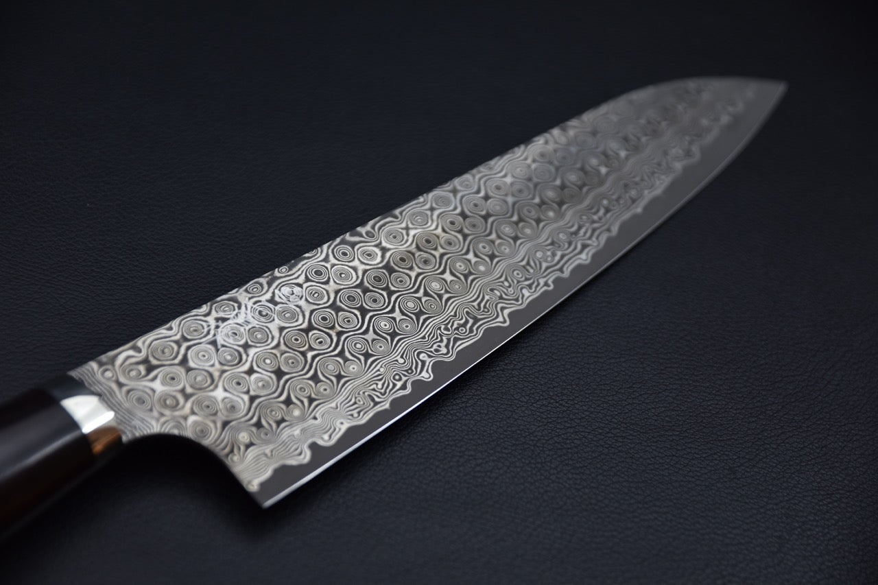 Nigara Hamono SG2 Anmon Damascus Gyuto 240mm Bois De Fer
